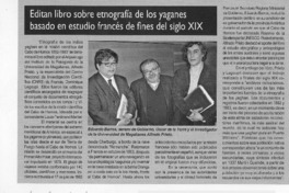 Editan libro sobre etnografía de los yaganes basado en estudio francés de fines del siglo 19