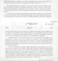 El Órgano Morettini de la Iglesia de San Agustón de Santiago  [artículo] Marciano Barrios Valdés