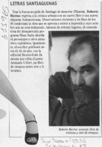 Letras santiaguinas  [artículo]