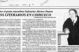 Surcos literarios en Coihueco  [artículo] Carlos René Ibacache