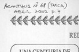 Una centuria de poesía maulina