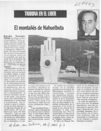 El montanés de Nahuelbuta  [artículo] Jonás
