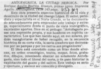 Antofagasta, la ciudad heroica.  [artículo]