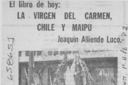 La Virgen del Carmen, Chile y Maipú