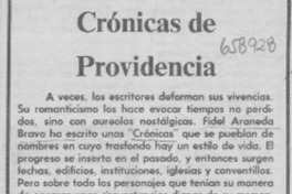 Crónicas de Providencia