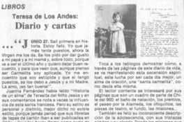 Diario y cartas
