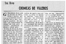 Crónicas de viajeros