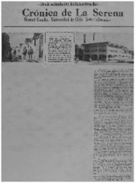 Crónica de la Serena