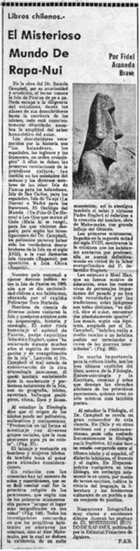 El Misteriosos mundo de Rapa-Nui