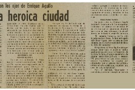 Nuestra heroíca ciudad