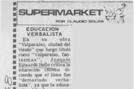 Educación verbalista