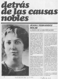 Detrás de las causas nobles.