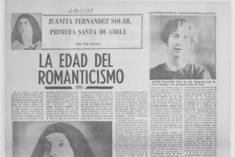 La edad del romanticismo"