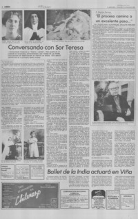 Conversando con Sor Teresa