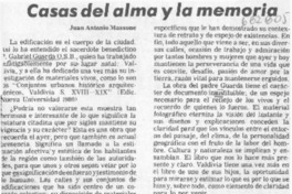 Casas del alma y la memoria