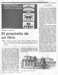 El Próposito de un libro.
