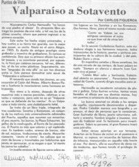 Valparaíso a sotavento