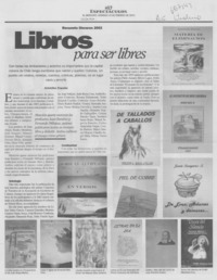 Libros para ser libres.