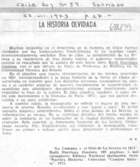 La historia olvidada