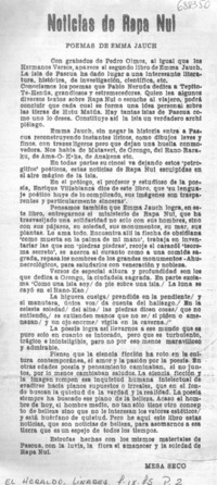 Noticias de Rapa Nui