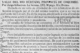 Valle del río Hurtado, provincia de Coquimbo.