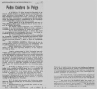 Padre Gustavo Le Paige.