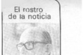El rostro de la noticia.