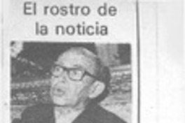 El rostro de la noticia.