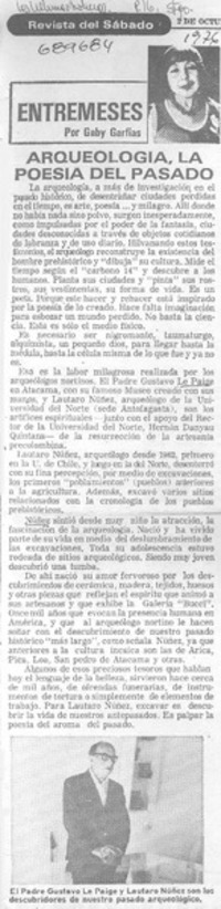 Arqueología, la poesía del pasado