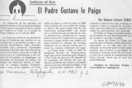 El padre Gustavo Le Paige.