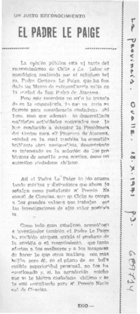 El Padre Le Paige