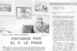 Pintados por el P. Le Paige.