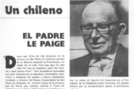 El Padre Le Paige.