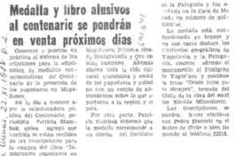 Medalla y libro alusivos al centenario se pondrán en venta próximos días.