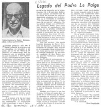 Legado del Padre Le Paige