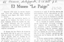 El museo "Le Paige"