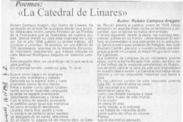 "La catedral de Linares"  [artículo] O. A. C. G.