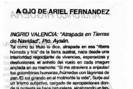 A ojo de Ariel Fernández  [artículo] Ariel Fernández.