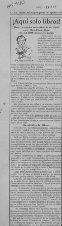 Aquí solo libros!  [artículo] Jorge Abasolo A.