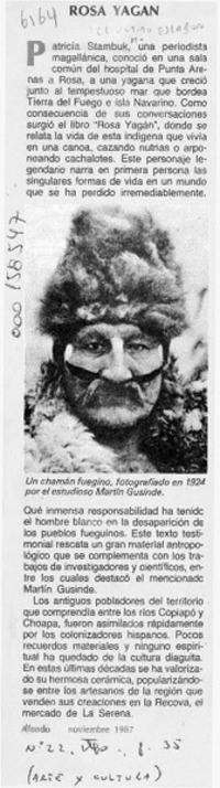 Rosa Yagán  [artículo].