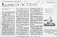 Base soberanía y otros recuerdos antárticos