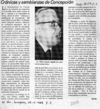 Crónicas y semblanzas de Concepción  [artículo] O. E. B.