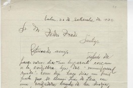 [Carta] 1924 sep. 26, Talca, Chile [a] Pedro Prado