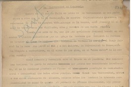 La uiniversidad en desgracia