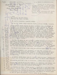 [Carta] 1961 diciembre 5, Caracas, [Venezuela] [a] Joaquín Edwards Bello, Santiago,[Chile]