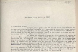 [Carta] 1962 marzo 1, Santiago, [Chile] [a] Joaquín Edwards Bello