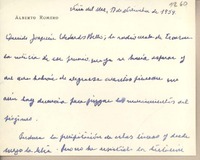 [Tarjeta] 1959 noviembre 17, Viña del Mar, [Chile] [a] Joaquín Edwards Bello
