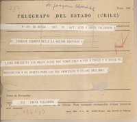 [Carta] [1962] Arica, [Chile] [a] Joaquín Edwards Bello