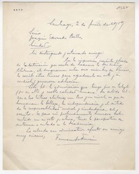 [Carta] 1959 junio 2, Santiago [Chile] [a] Joaquín Edwards Bello