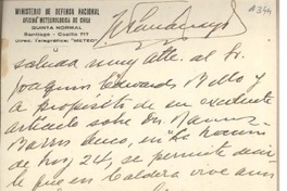 [Tarjeta] 1955 agosto 24, Santiago, [Chile] [a] Joaquín Edwards Bello
